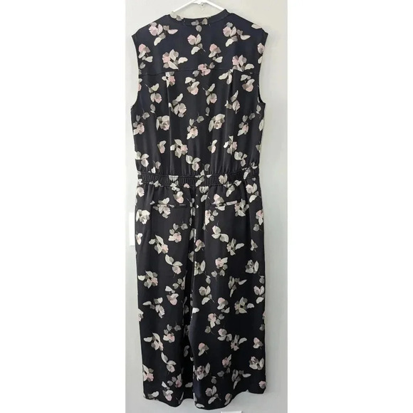 Vince Petals Waterfall Cropped Jumpsuit - Picture 8 of 9